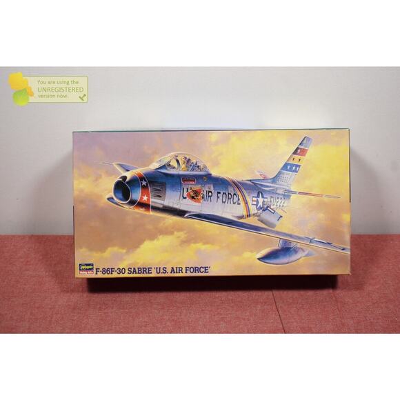 Hasegawa F-86F-30 Sabre U.S. Air Force Model 1/48 (Package Wear) - Picture 1 of 13